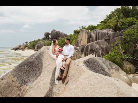 Filme de casamento nas Seicheles, La Digue