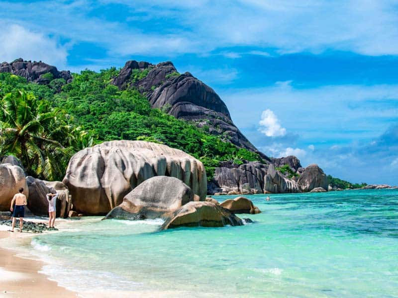 Comer em La Digue