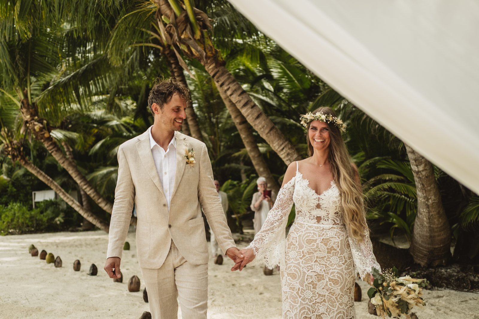Casal em Praslin
